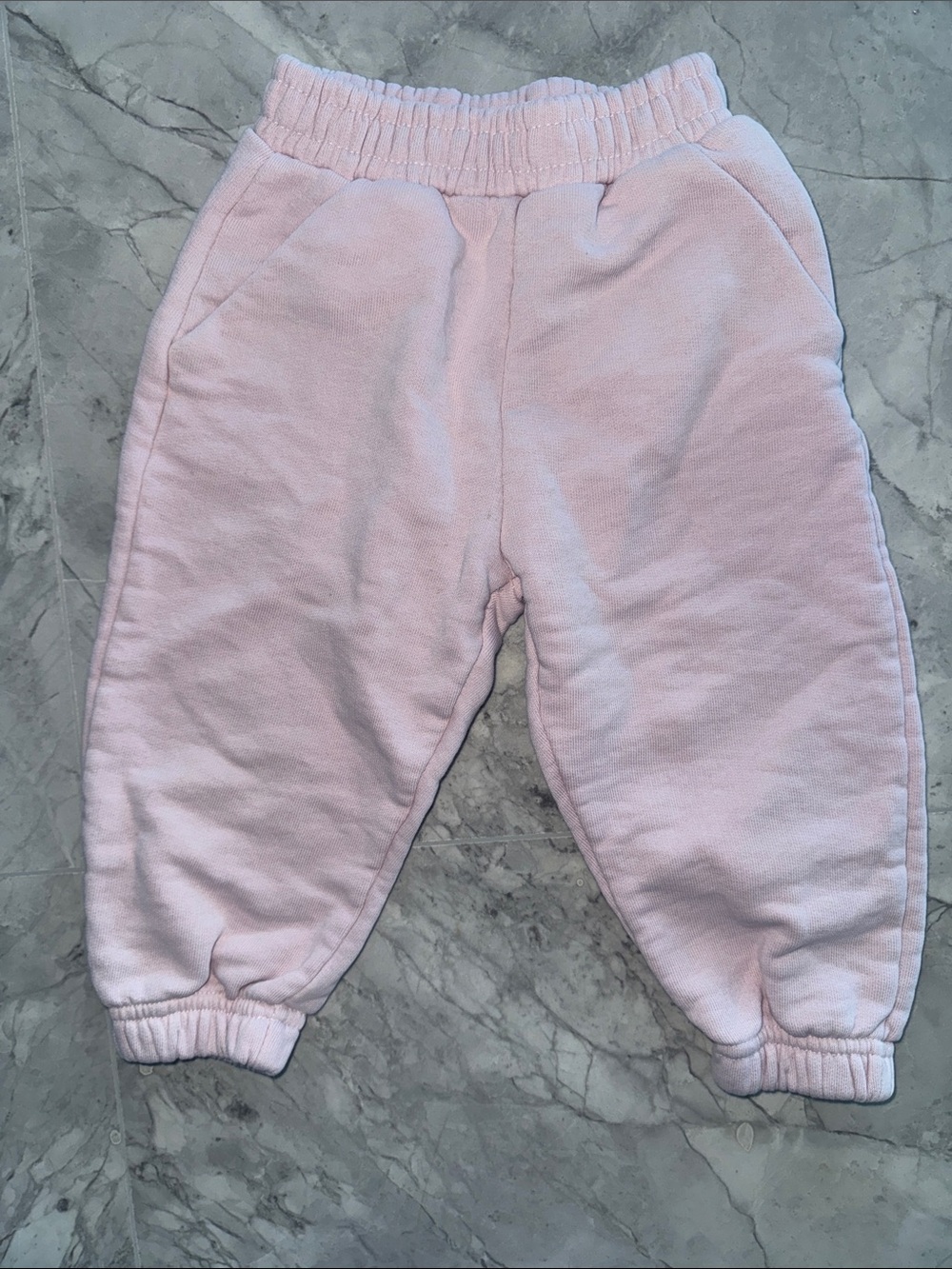 Zara Kids Elastic Waist Pink Jogger Bottoms
